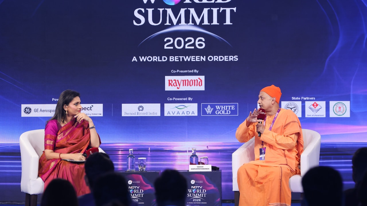 AI Can Be Intelligent Without Being Conscious: Swami Sarvapriyananda At NDTV World Summit