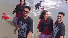 Couple Films Beach Reel As Toddler Struggles In Waves, Stranger Steps In