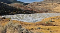 This Canadian Lake Looks Like A Giant Polka-Dot Painting