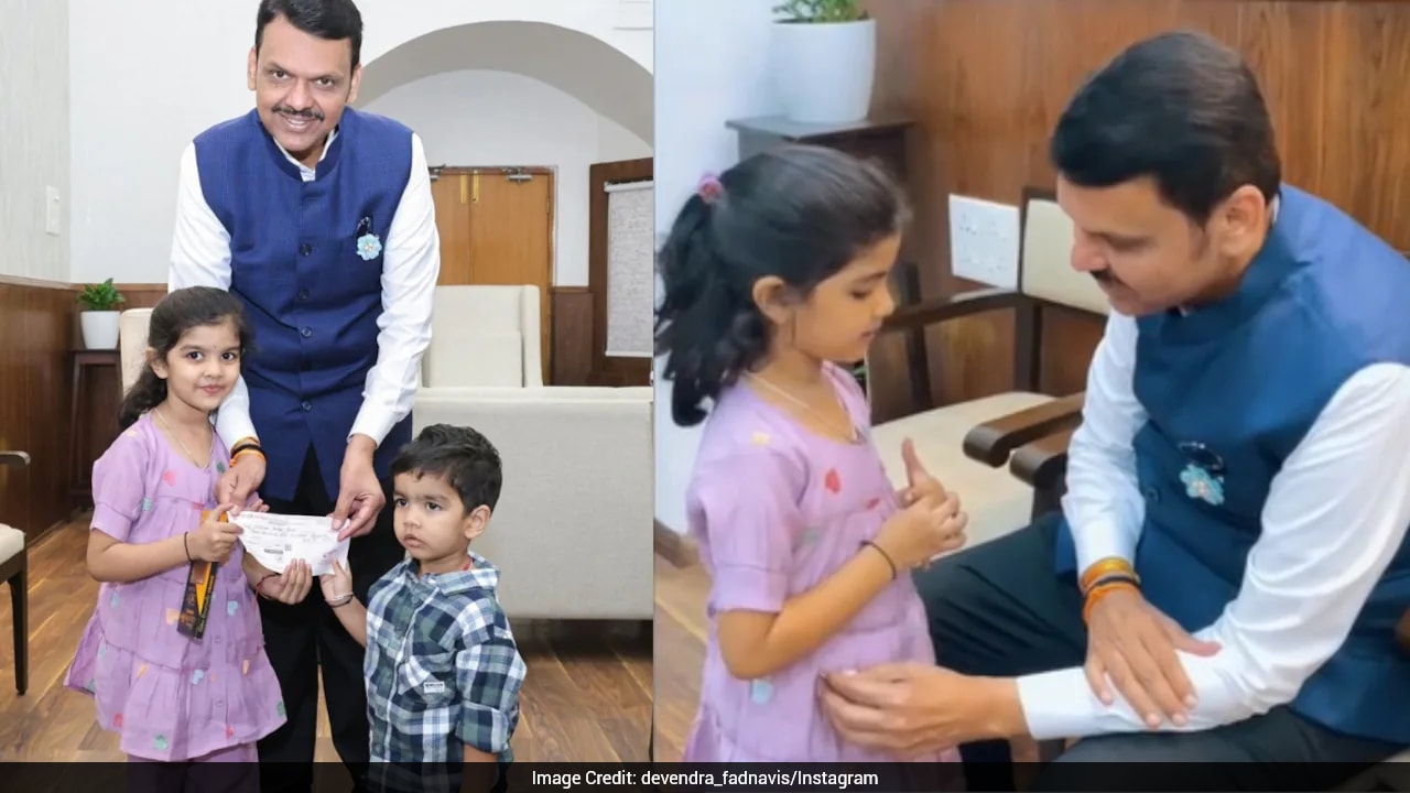Little Girl Donates Piggy Bank Savings To Help Maharashtra's Drought-Hit Farmers