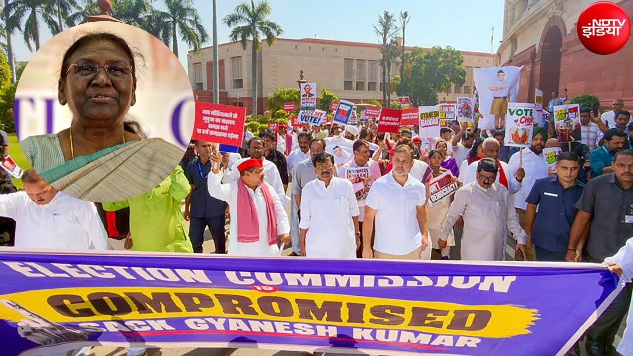 आज रात 8 बजे राष्ट्रपति से मुलाकात करेंगे विपक्षी सांसद, ज्ञानेश कुमार के खिलाफ सौंपेंगे ज्ञापन