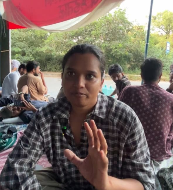 JNUSU प्रेसिडेंट अदिति मिश्रा JNUSU प्रेसिडेंट अदिति मिश्रा