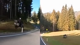 BMW R 1250 GSA Rider Survives Dramatic Alps Misjudgment, Video Goes Viral