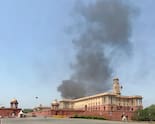 Fire Breaks Out in AC Boiler On North Block Rooftop, Six Fire Engines Rushed