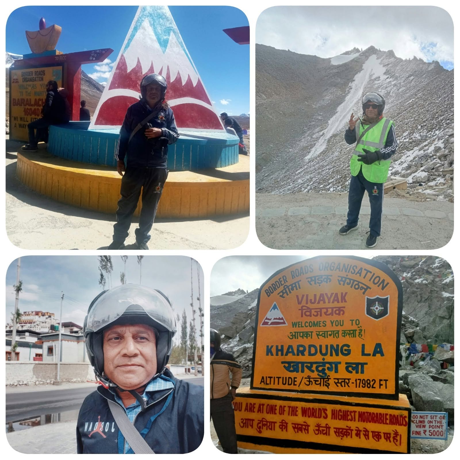 53 year old harpinder singh himalayan journey on scooty from Ferozepur Punjab 53 year old harpinder singh himalayan journey on scooty from Ferozepur Punjab