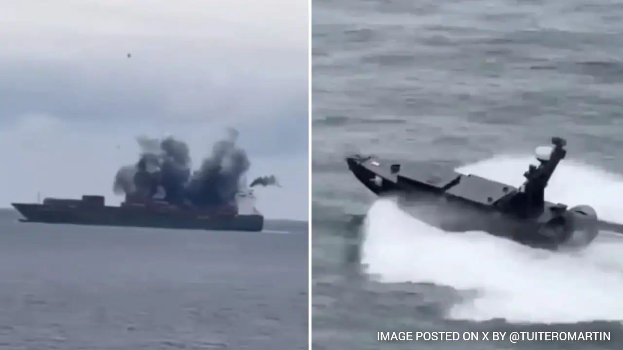 On Camera, 'Mystery' Drone Attacks Greek Container Ship In Black Sea