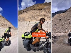 भारत के खतरनाक रास्ते पर साइकिल लेकर घूमने पहुंचा 62 साल का फ्रांसीसी शख्स, लोग बोले- जिंदगी हो तो ऐसी हो