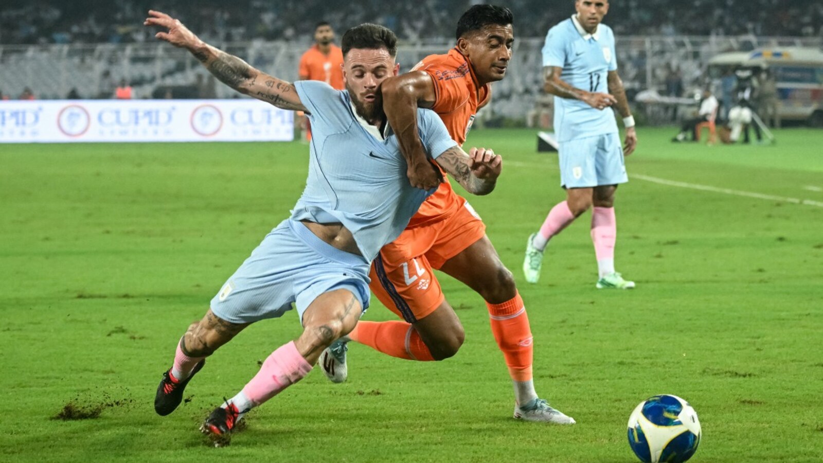 India vs Uruguay LIVE Score, International Football Friendly: Uruguay Slam Stunning Goal, India Eye Comeback In 2nd Half | IND 1-3 URU
