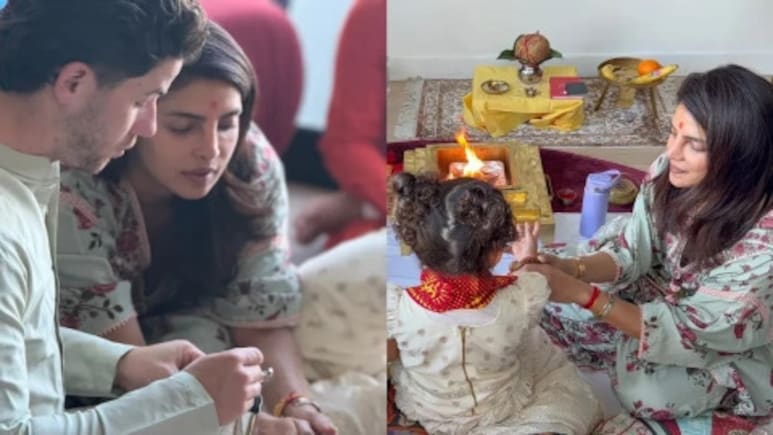 Priyanka Chopra Celebrates Navratri At Los Angeles Home With Nick Jonas And Daughter Malti, Shares Photos