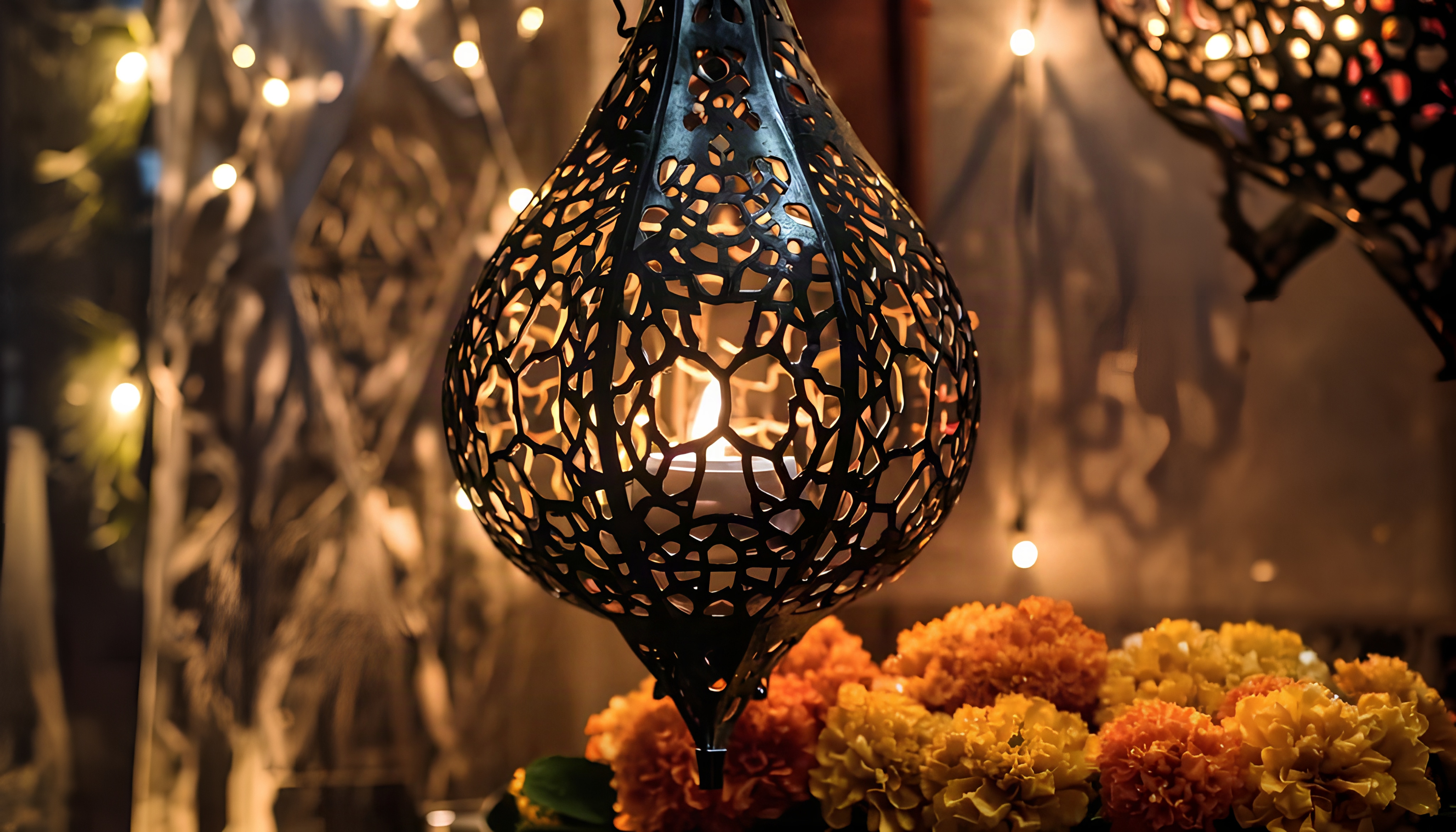 Best Damage-Free Ways To Hang Diwali Lanterns Best Damage-Free Ways To Hang Diwali Lanterns