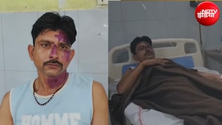 पत्नी ने बीच सड़क पति को पीटा, बेटी ने भी किए हाथ साफ, अब अस्पताल में जारी है इलाज