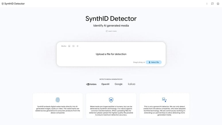 Google Launches New SynthID Site To Verify AI-Generated Media: Here's How To Check