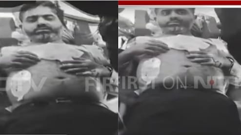 हीरो पायलट स्मित मछार का हमले के बाद का पहला वीडियो आया सामने, स्ट्रेचर पर लेटे दिखे