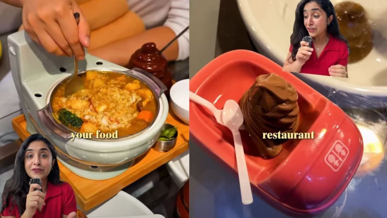 Video: This Taiwan Cafe Serves Food In 'Toilet Bowls' And Drinks In 'Urinals'