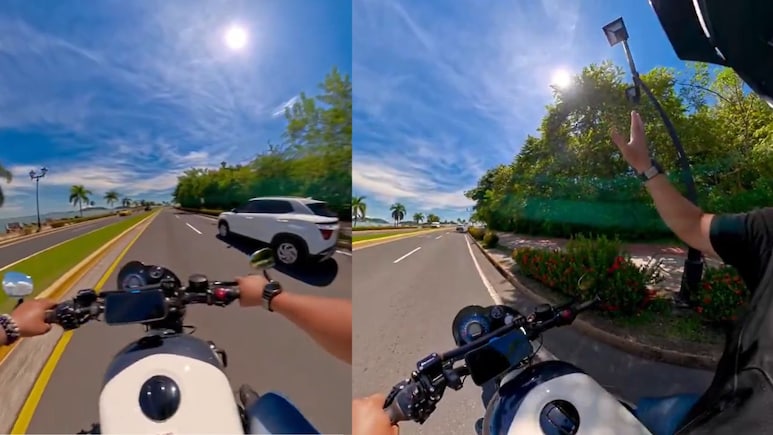 आगे क्रेटा और पीछे रॉयल एनफील्ड, जब 7.7 रिक्टर से कांपी धरती, Video में देखें उन 46 सेकंड का खौफनाक मंजर