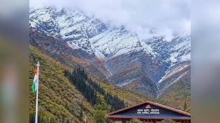Watch: Tourists Start Visiting Lahaul-Spiti As Snowfall Blankets Himachal, Temperatures drop