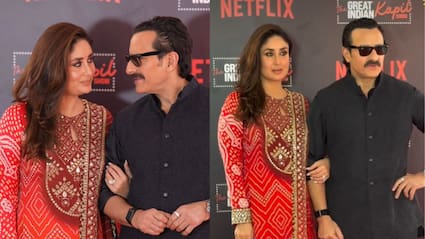 Kareena Kapoor, Saif Ali Khan Serve Mughal-Era Elegance On Kapil Sharma's Show