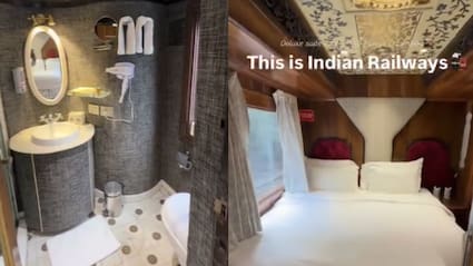 The Bathroom On This Indian Railways Train Is Example Of Travelling In Style