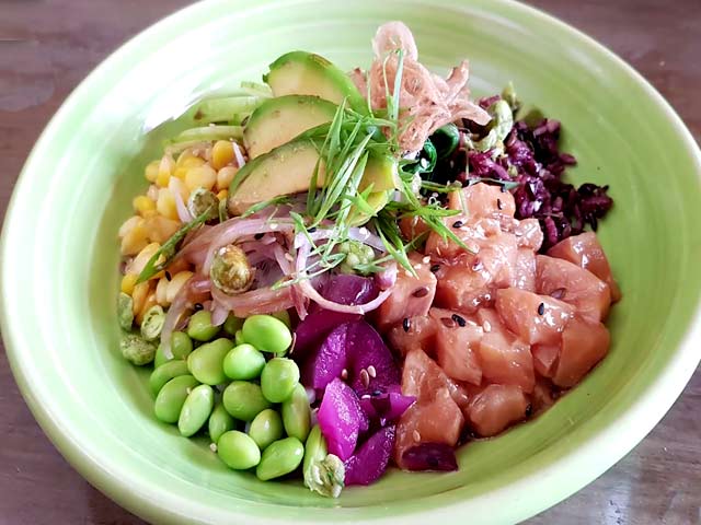 Shisho Salmon Poke Bowl