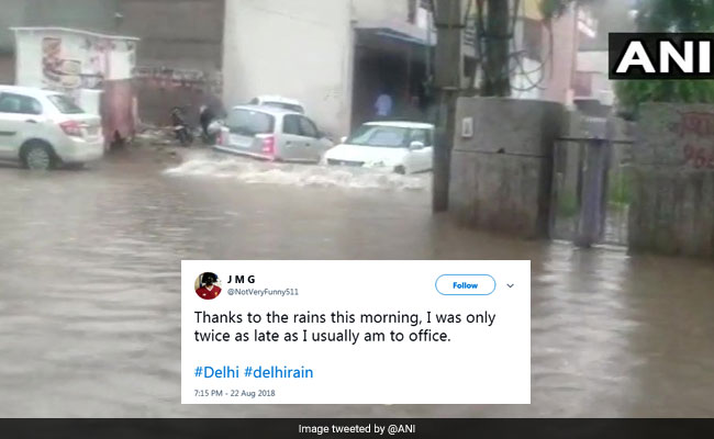 As Heavy Rain Slows Down Delhi, Humour On Twitter