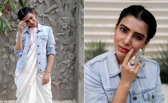 Samantha Ruth Prabhu Styles Her <i>Saree</i> In A Chic And Completely Unlikely Way