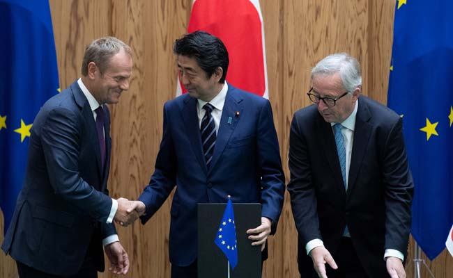 Japan, EU Sign Free Trade Deal Amid Worries About Trump's Trade War
