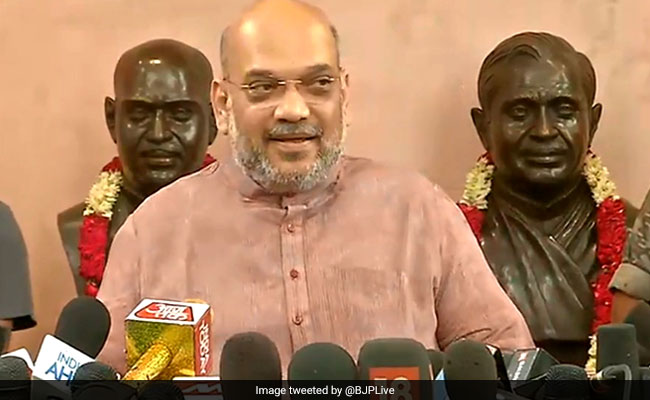 BJP अध्यक्ष अमित शाह छत्तीसगढ़ में रमन सिंह के 'अटल विकास यात्रा' को हरी झंडी दिखाएंगे