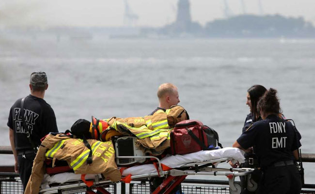 Thousands Evacuated After Fire Scare At US' Statue Of Liberty Island