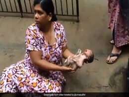 Cries Led Her To Baby In Chennai Drain. Rescue On Video Cries Led Her To Baby In Chennai Drain. Rescue On Video