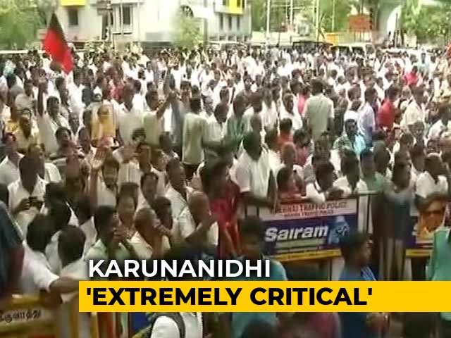 Karunanidhi "Extremely Critical And Unstable," Says Chennai Hospital