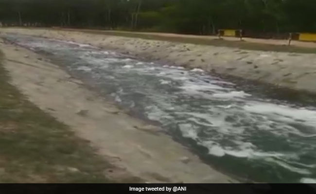 Froth From Bengaluru's Bellandur Lake Reaches Kolar District