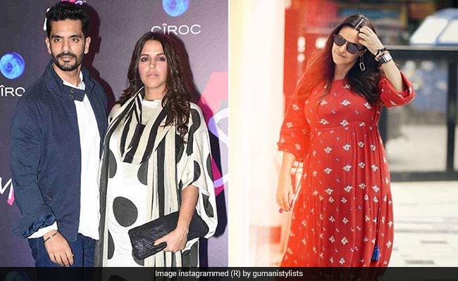 Neha Dhupia Adds Some Bold Prints To Maternity Fashion