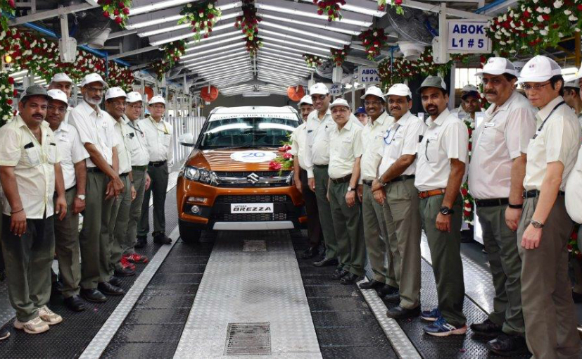 Maruti Suzuki Crosses 20 Million Production Milestone