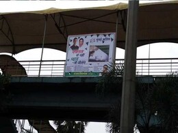 "Will Win With Love"': Posters Of Rahul Gandhi Hugging PM Modi In Mumbai "Will Win With Love"': Posters Of Rahul Gandhi Hugging PM Modi In Mumbai