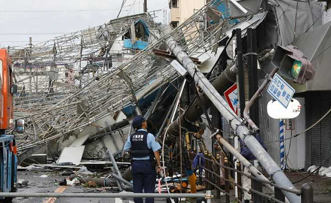 Typhoon Jebi Kills 9 In Japan, 3,000 People Stranded At Airport