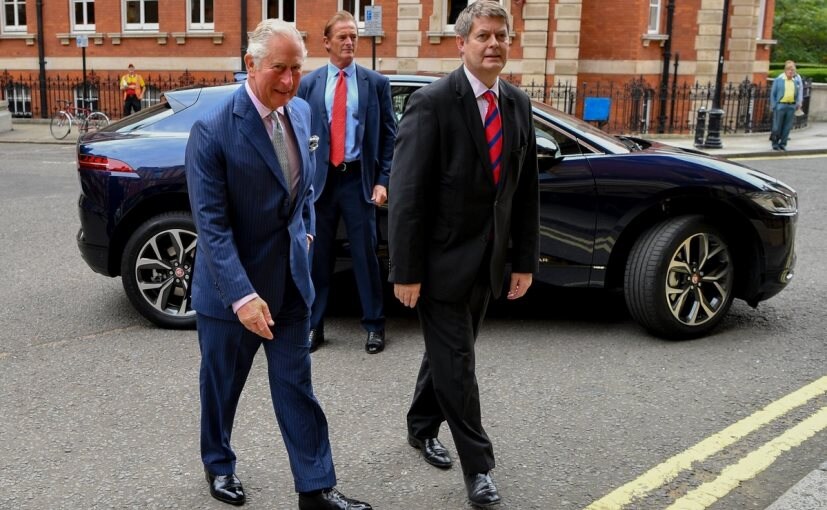 Prince Charles Seen Using His All-Electric Jaguar I-Pace For The First Time