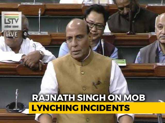 "Biggest Incident Of Mob Lynching Happened In 1984," Says Rajnath Singh