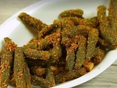 Crispy Andhra Bhindi Crispy Andhra Bhindi
