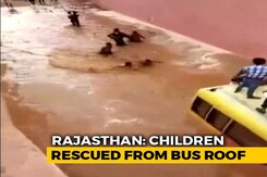 Watch: Rajasthan Students Rescued After Bus Gets Stuck On Flooded Road Watch: Rajasthan Students Rescued After Bus Gets Stuck On Flooded Road