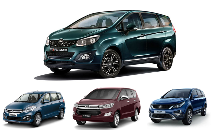 Mahindra Marazzo VS Old Maruti Suzuki Ertiga VS Toyota Innova VS Tata Hexa: Price Comparison
