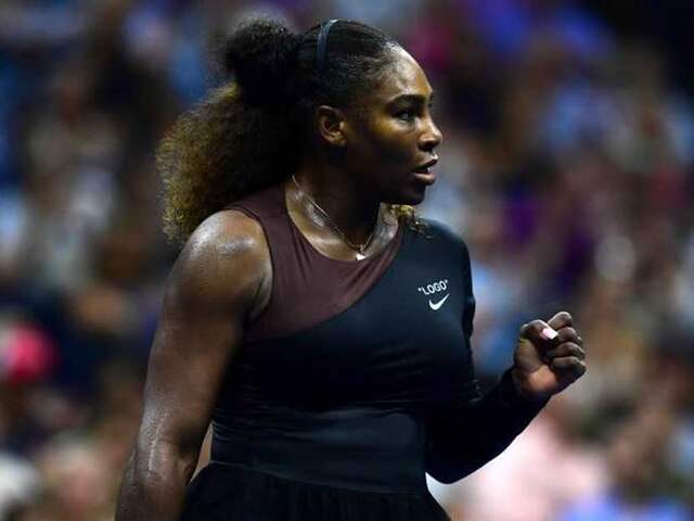 Serena Williams Surges Into Second Round As Simona Halep Toppled At US Open Serena Williams Surges Into Second Round As Simona Halep Toppled At US Open