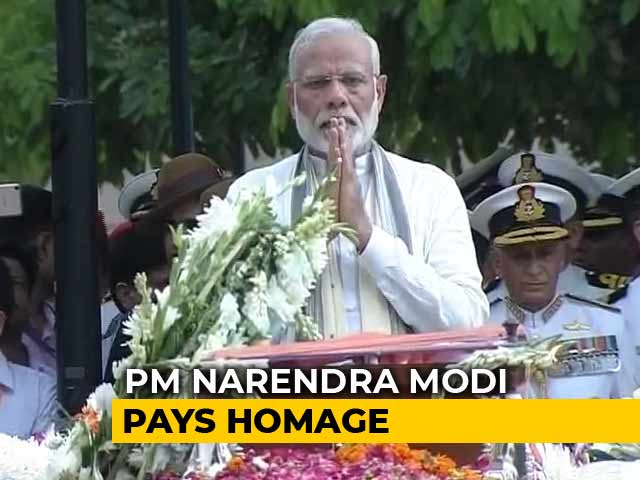 PM Modi Pays His Last Respects To Atal Bihari Vajpayee