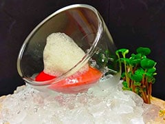 Rosemary Plum Mousse, Spiced Cumin Cloud