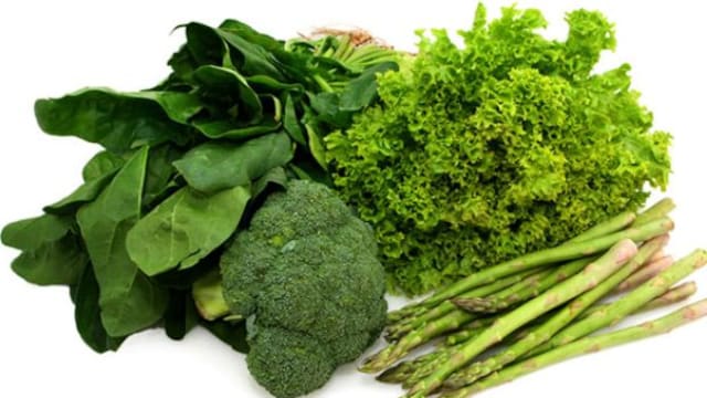 Leafy green vegetables are also good for people with high blood pressure