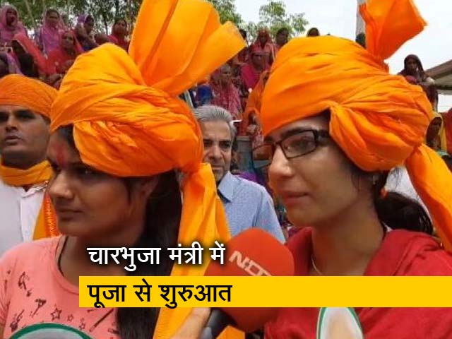 राजस्थान की CM वसुंधरा राजे की गौरव यात्रा