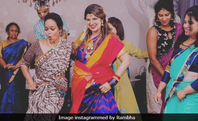 Rambha Danced Like No One's Watching At Her Baby Shower. See Pics