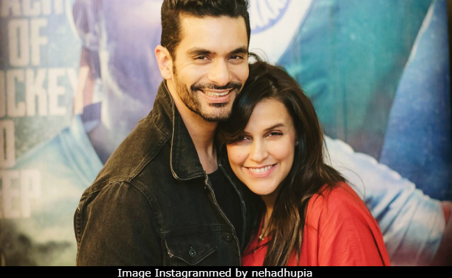 <I>Soorma</i>: Neha Dhupia Posts Not Just Cute Pics With Angad Bedi But Also Reviews Him In The Sandeep Singh Biopic