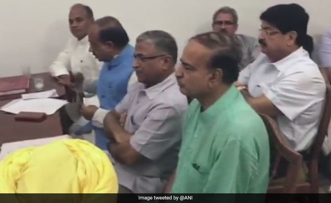 Harivansh Singh Files Nomination For Rajya Sabha Deputy Chairman Poll
