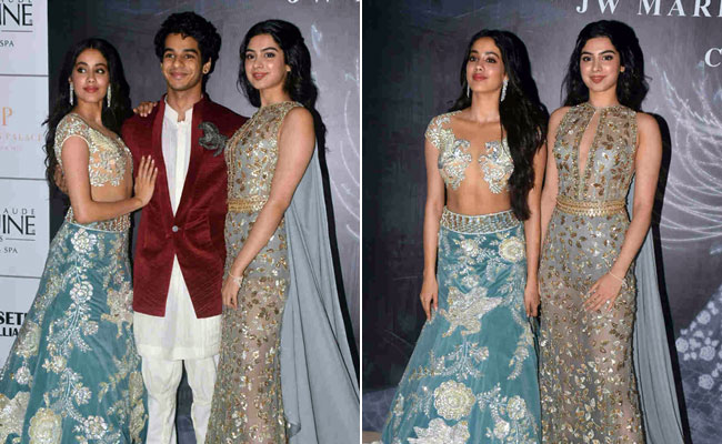 Janhvi, Khushi Kapoor And Ishaan Khatter Make A Colourful Splash At The Manish Malhotra Show
