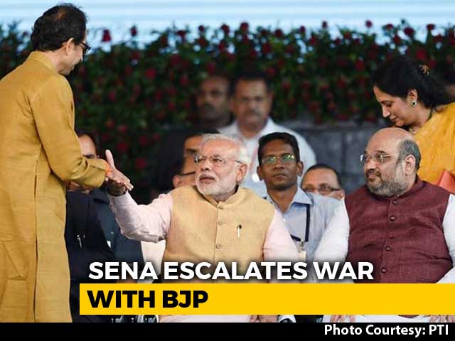 After Amit Shah's Solo Fight Advice To BJP Workers, Sena Stings Again